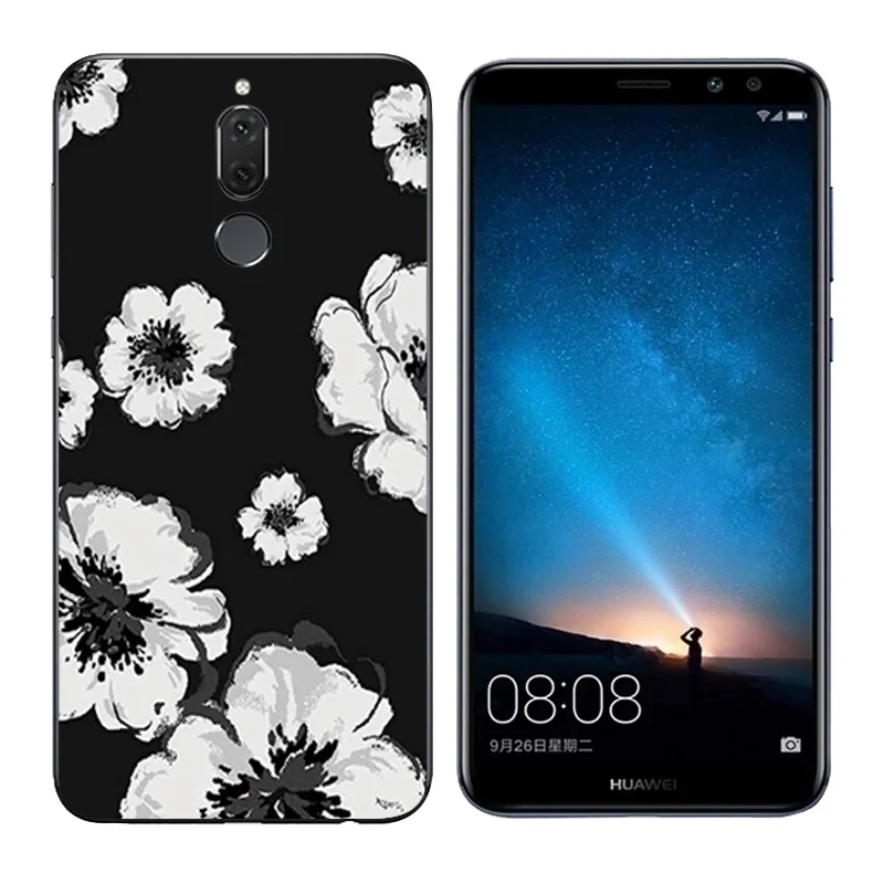 Чехол для Huawei Mate 10 Lite 5 9 &quotчехлы телефонов с принтом&quot волны &quotдля Nova 2i Мягкая
