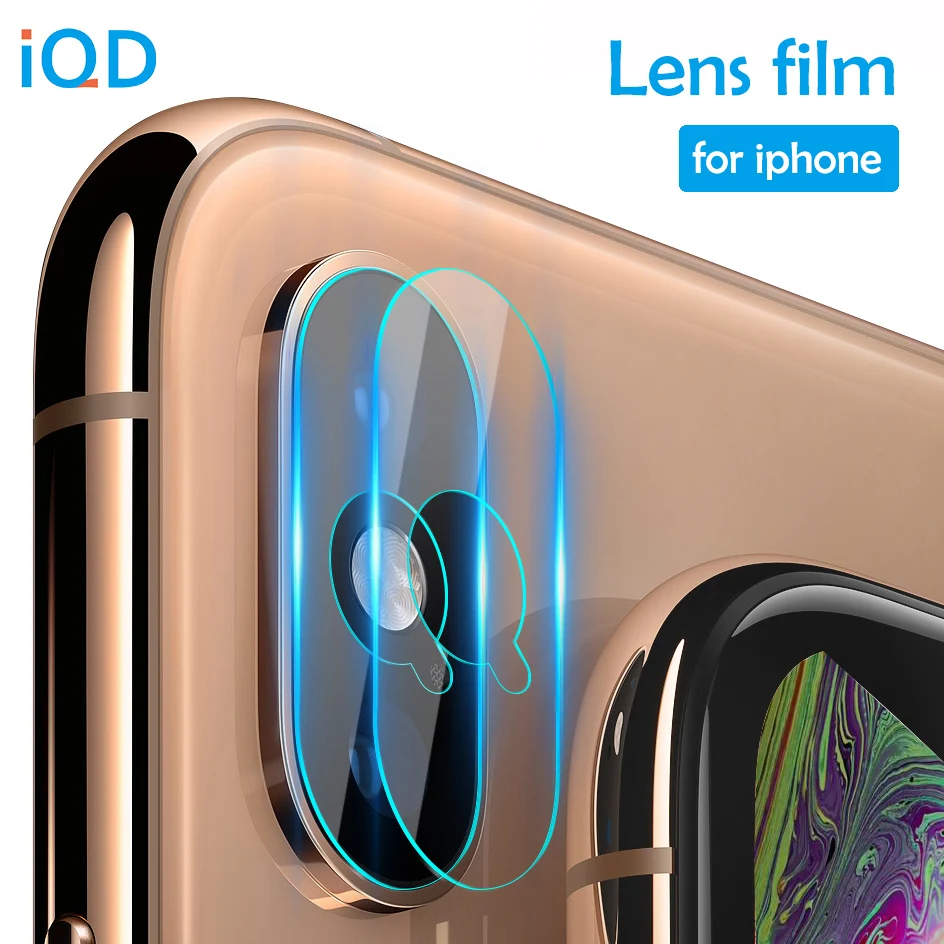 IQD Защитная пленка для объектива iPhone X XR XS MAX камера защитная экрана 9H твердость