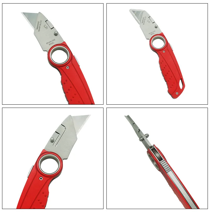 Складной нож с ручкой из нержавеющей стали режущий многофункциональный