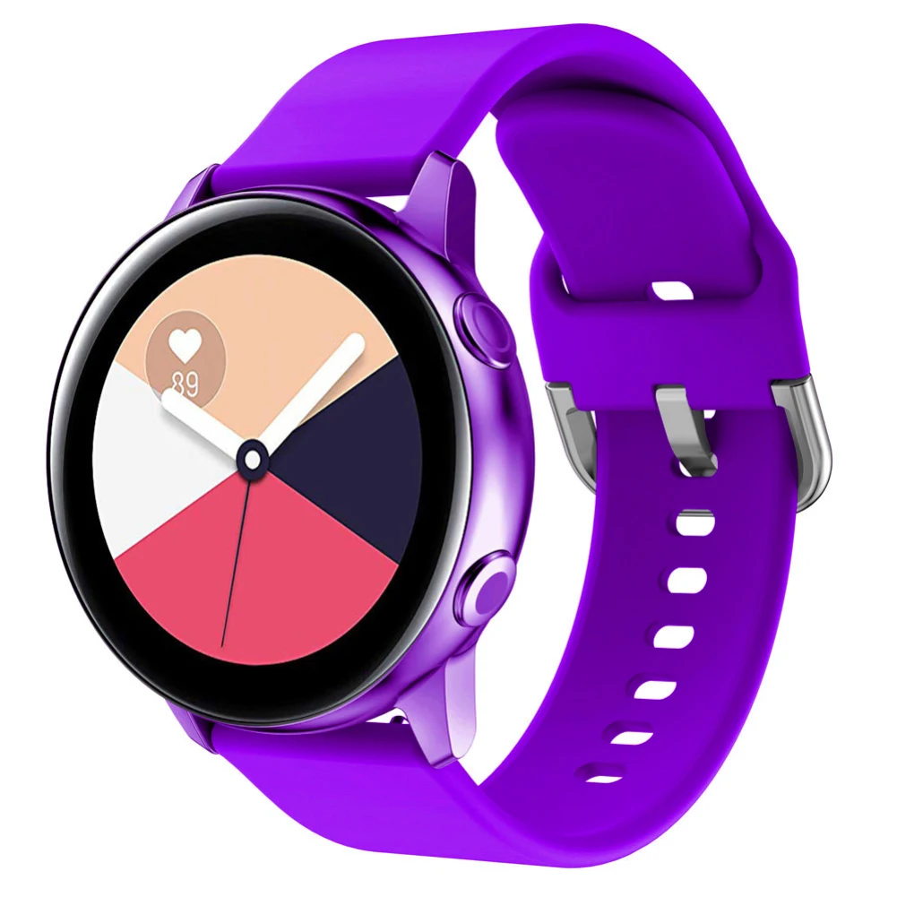Силиконовый ремешок для samsung Galaxy Watch, применимый к активным часам R500, сменный ремешок на запястье