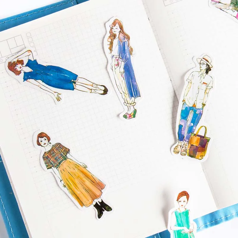 26 шт./пакет для досуга девочек с клей бумажный стикер детей diy ручной работы