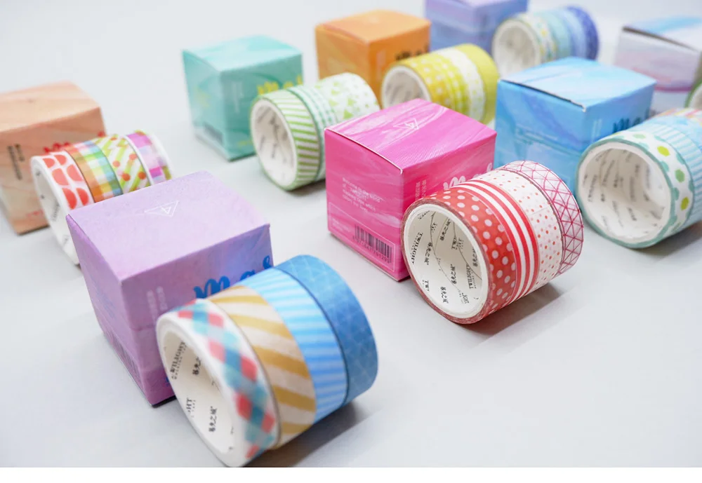4 шт./кор. 9 мм* 3 м дневник лента для декорации Washi Скрапбукинг DIY Стикеры клейкая лента изоляционная лента канцелярские принадлежности