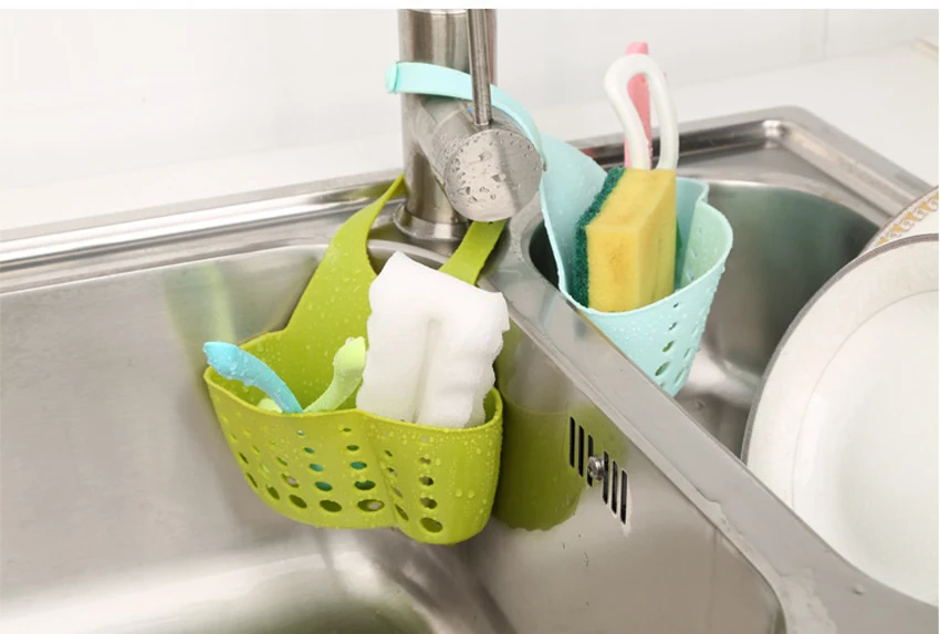 ERMAKOVA губка держатель для слива мыло губка для мытья ткань держатель кухня стойка для хранения губок корзина Органайзер подвесной держатель для раковины