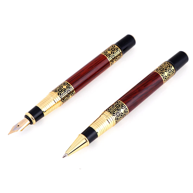 Ручка перьевая металлическая для письма роскошный брендовый винтажный