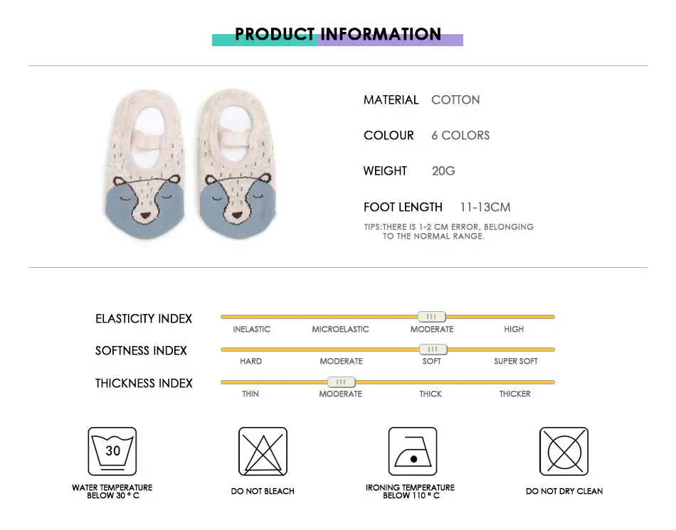 REAKIDS, детские домашние носки, носки-тапочки для новорожденных, хлопковые носки для девочек, милые носки для младенцев с животными