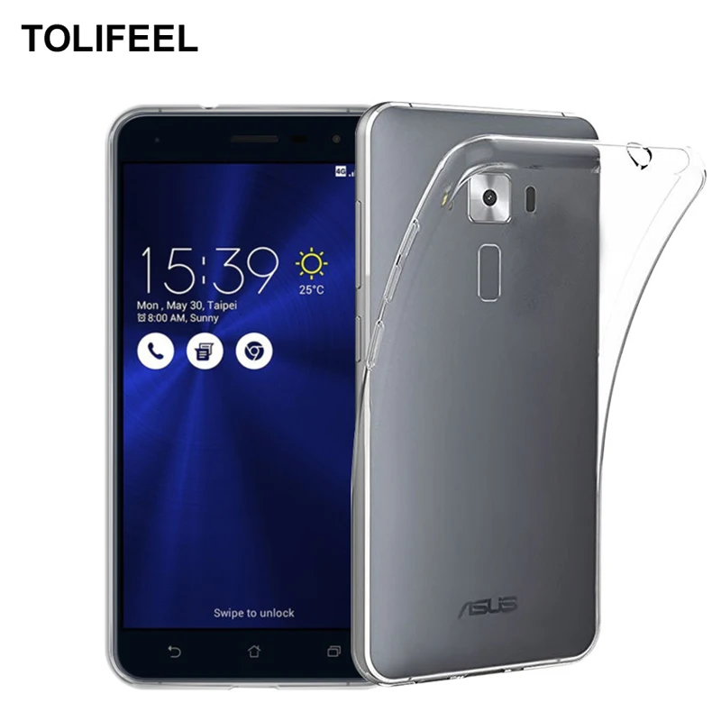TOLIFEEL For ASUS Zenfone 3 ZE520KL ZE552KL Case Slim Silicone Cover Soft TPU Transparent Phone Back Capa Asus |