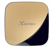 4G64Gold Black ТВ-бокс на Rockchip RK3318 X88pro 2 ГБ/4 ГБ 16 ГБ/32 ГБ/64 ГБ Android tv Box 2,4/5G Dual wifi OS9.0 - Цвет: 4G64Gold Black