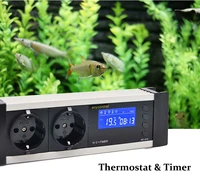 tortoises reptiles aquarium thermostat timer with waterproof sensor