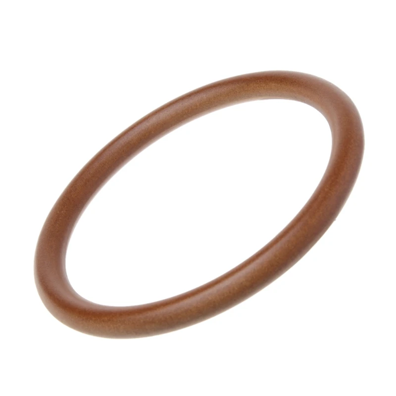 Новая модная круглая деревянная ручка для ручной работы ручная работа сумка тоут