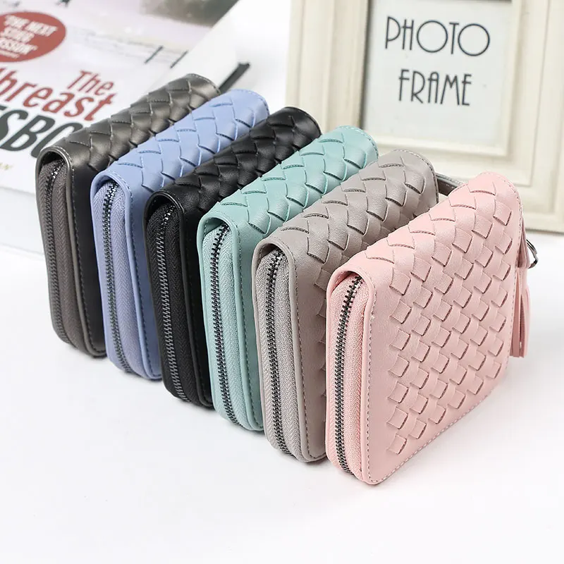 Suivea бренд Для женщин Женские Кошельки ткань Вязание Craft свежий кисточкой Дизайн