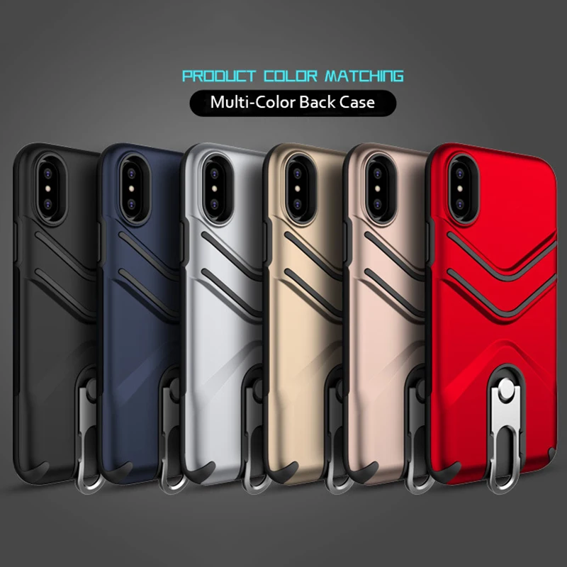 Роскошный гибридный противоударный армированный чехол для iPhone XS Max XR X 8 7 6 6S Plus