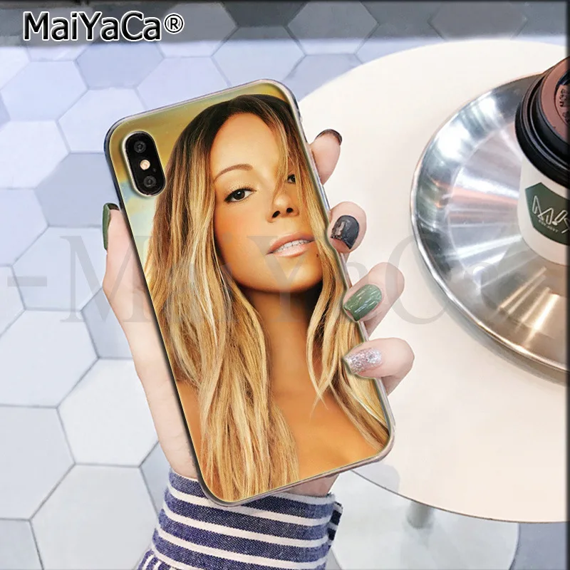 MaiYaCa Singer Mariah Carey роскошные высококачественные аксессуары для телефонов Чехол для Apple iPhone 8 7 6 6S Plus X XS max 5 5S SE XR - Цвет: 8