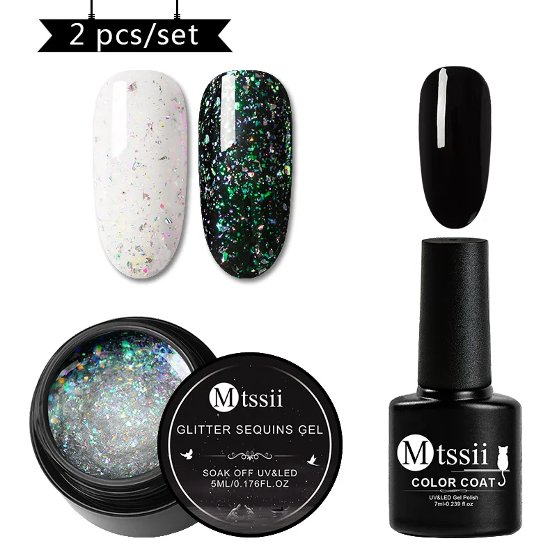 ZH03091 Mtssii блеск для губ Хамелеон Гель-лак UV Soak Off Nail Art Лак Стойкий цвет покрытие живопись гель 5 мл гель для ногтей с блестками лак - Цвет: ZH03091