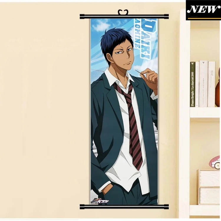 45X125 см Kuroko no Basuke Баскетбол Aomine Daiki Спорт аниме мультфильм свиток Настенная