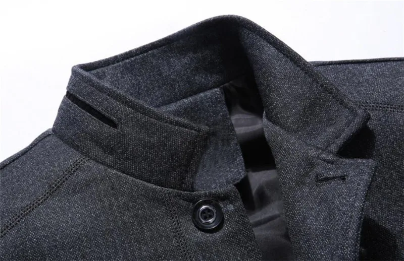 

Spring and Autumn Men's Jacket Business Casual Men's Jacket Solid Color coat