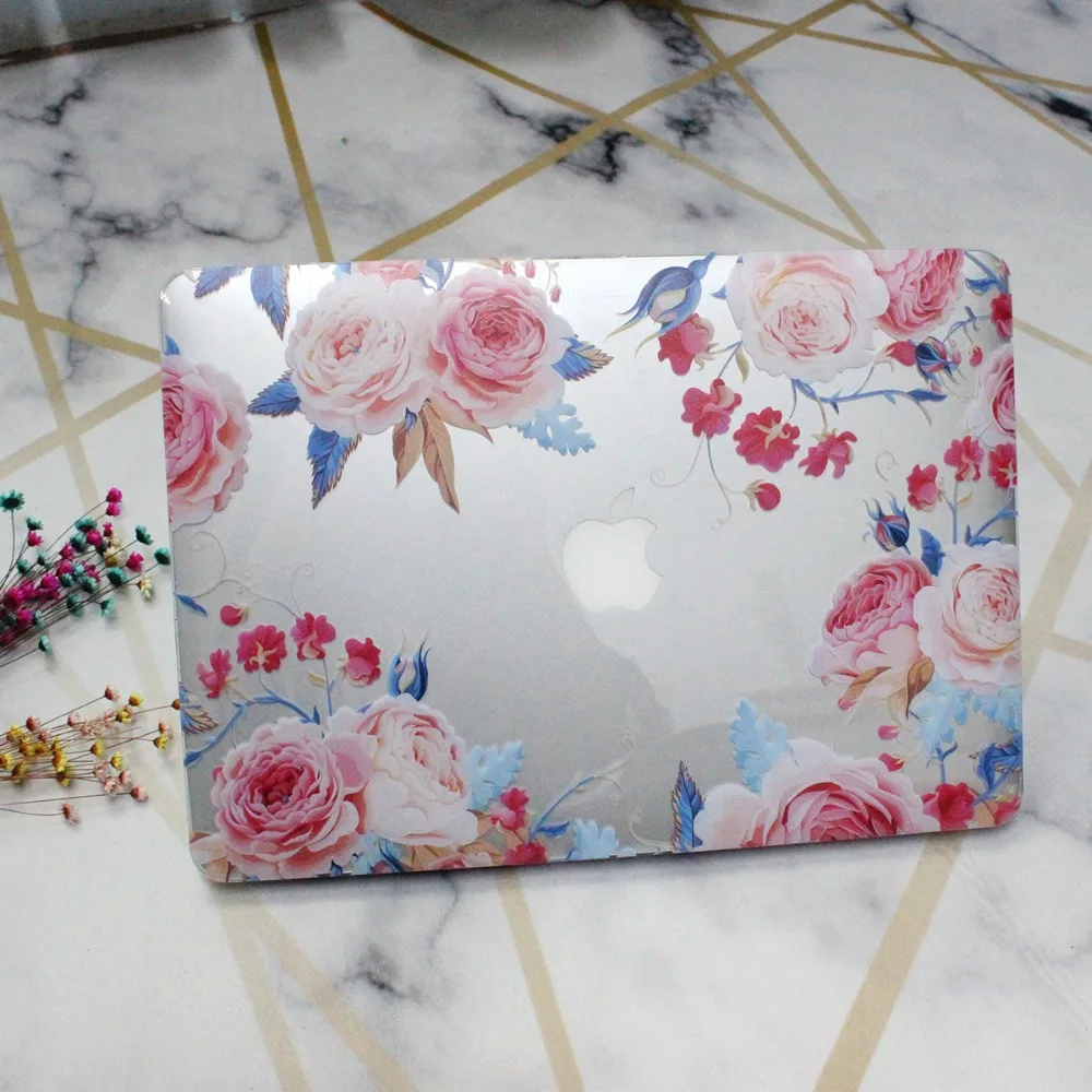 Чехол чехол для ноутбука MacBook Air 11 A1465/air 13 A1932 A1466 pro 13 retina 13 A1502 Mac book Pro 13 A2159 цветок чехол