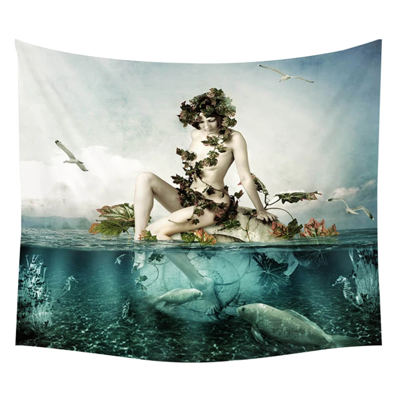 Панк Череп индийский медитация исследование цветов картина узор гобелен