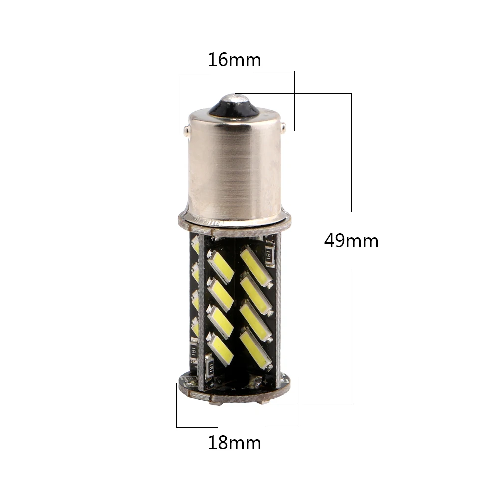 Супер яркий! 100 шт. 7014 38 SMD светодиодный 1156 BA15S 1157 BAY15D 3156 3157 7440 7443 Автомобильный