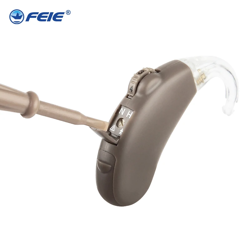 

BTE Hearing Aids For Elderly People Hearing Aid Battery of A675 Drop Ship Mini Sound Amplifer behind ear hearing devices S-203