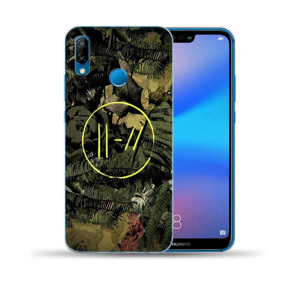 Мягкий ТПУ чехол Twenty One Pilots 21 для Huawei P8 P9 P10 P20 Lite P30 Pro силиконовый Capa Mate 10 20