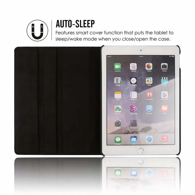 2017 360 Degree Rotation Stand Flip Case for New iPad Pro 10.5inch Cover Smart Auto Sleep Wake Up For 10.5 A1701 A1852 | Компьютеры и