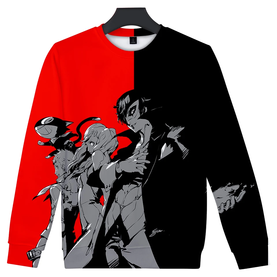 Толстовки Persona Five Ren Amamiya классная Популярная свободная толстовка с подбором