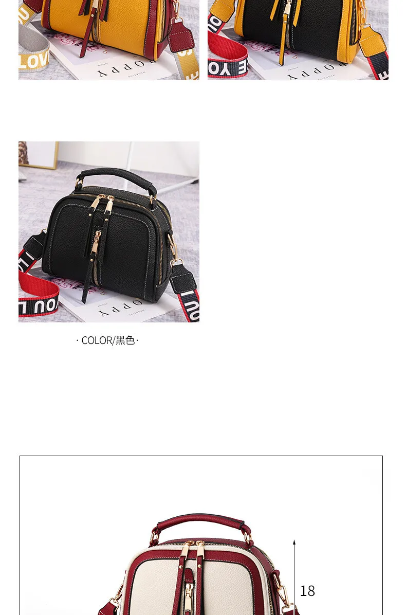 YINGPEI Women Messenger Bags Leather Shoulder Bag Ladies Handbags New Purse Satchel Fashion Tote Bags Gift