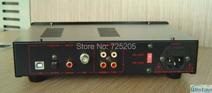 HIFI трубка цифровой аналоговый преобразователь ЦАП усилитель для наушников 6N3 поддержка BNC коаксиальный волоконно-оптический усилитель аудио USB черный серебристый панель