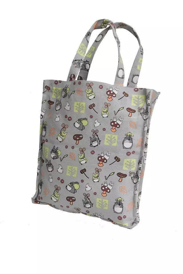 356 #6 цветов печать Аниме Мой сосед Тоторо тонари досуг сумки для шопинга