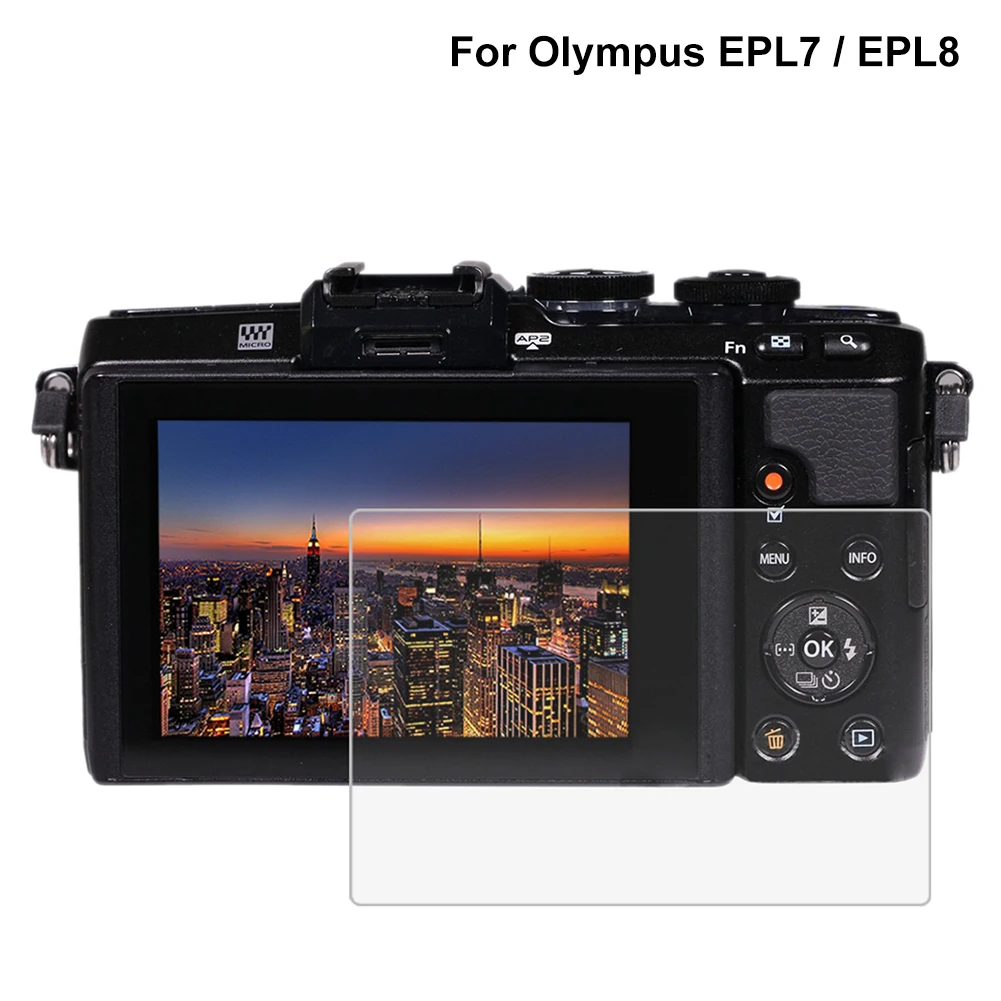 2.5d Защитная пленка для ЖК экрана с закругленными краями olympus E M10 EPL7/EPL8 EP5 M1 камеры 9h