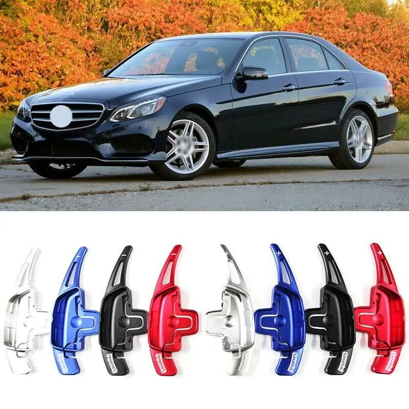 

Savanini Alloy Add-On Steering Wheel DSG Paddle Shifters Extension For Mercedes Benz E280 E300 E320 E350 E500 E550 2008-2013