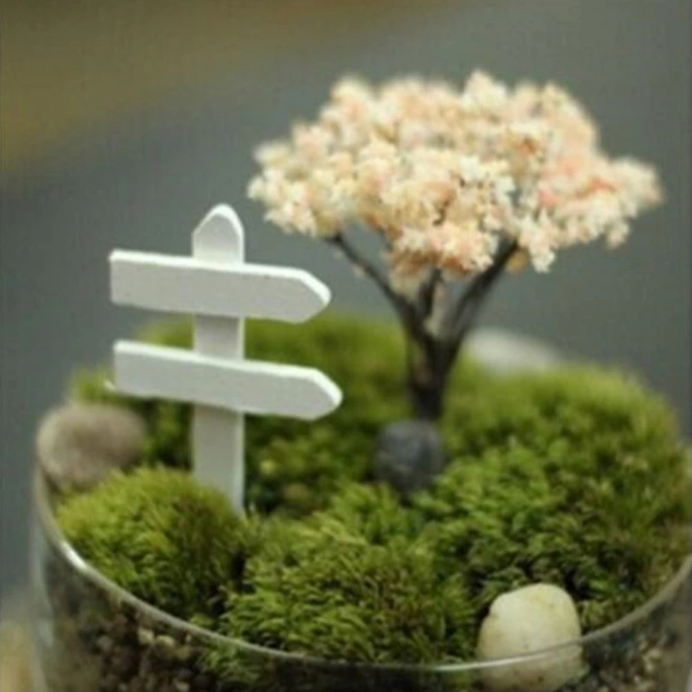 1 шт. деревянный забор Signpost миниатюрный Сказочный Сад домашнее украшение для дома