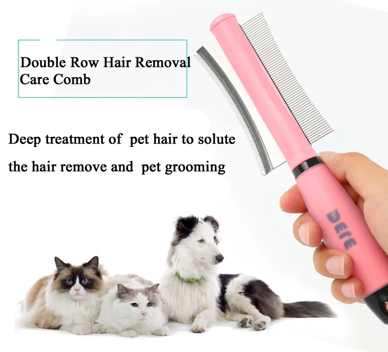 DELE Pet Уход за лошадьми Brush Tool собак кошек, связок и спутанные волосы резак грабли удаления гребень женихов инструменты