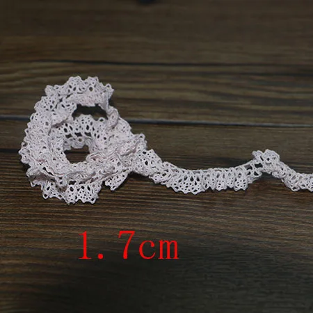 1.7cm 1yard 1 ярдов/большие эластичные кружевные аксессуары для пошива одежды аксессуары Свадебные украшения - Цвет: 1.7cm 1yard