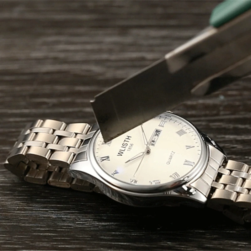 Мужские наручные часы WLISTH водонепроницаемые из нержавеющей стали с календарем