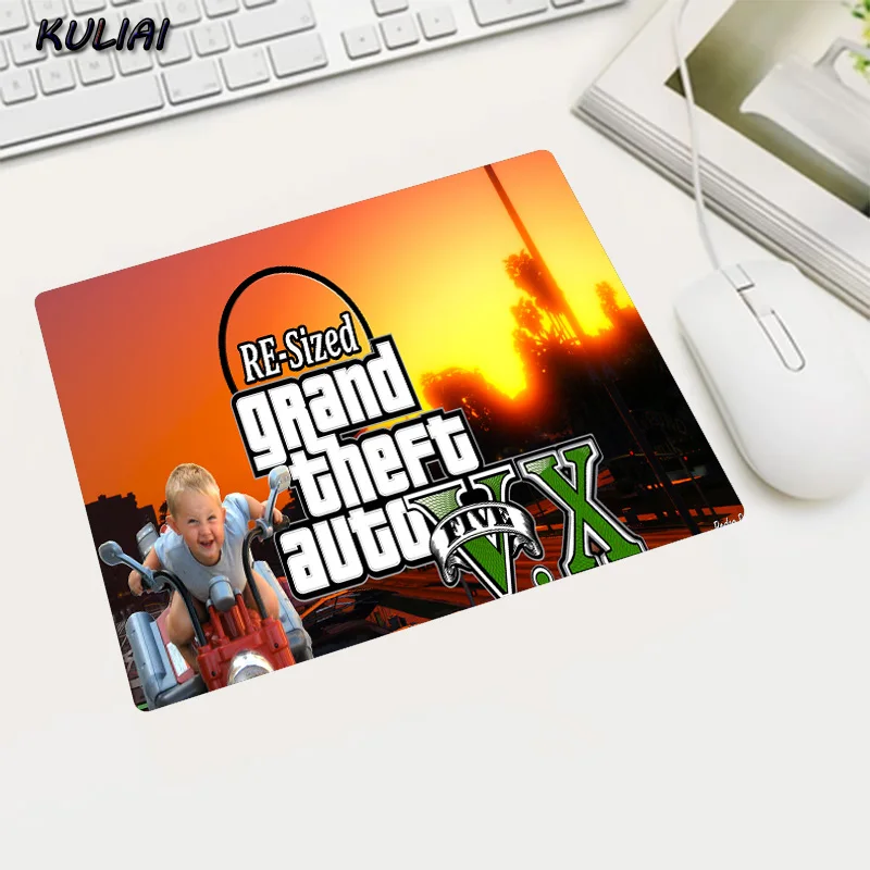 XGZ DIY Gta PC игра маленький размер коврик для мыши Нескользящая ноутбука игровые