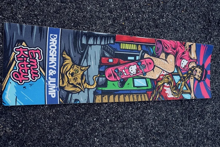 Скейтборд griptape длинная доска ручка лента 83x23 см 125x25 см
