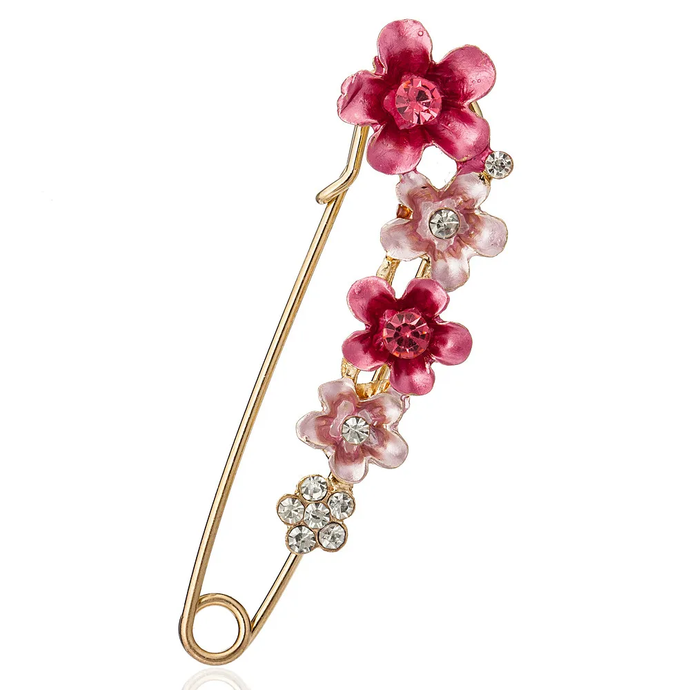 HOCOLE 2018 New Large Vintage Female Pins and Brooches for Women Collar Lapel Flower Rhinestone Brooch Pin Jewelry | Украшения и