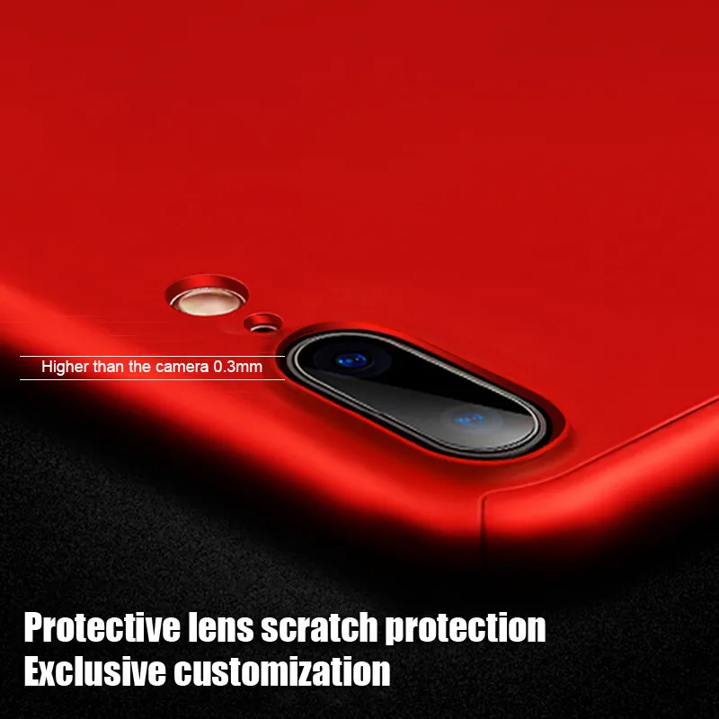 Модный Фиолетовый чехол для телефона с полным покрытием 360 градусов iPhone X 8 6 6s 7 Plus 5