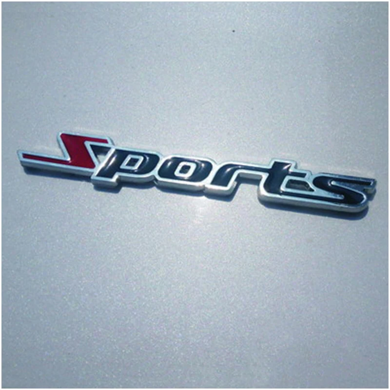 3D хромированная металлическая Спортивная наклейка для автомобиля Ford Focus Fusion Escort
