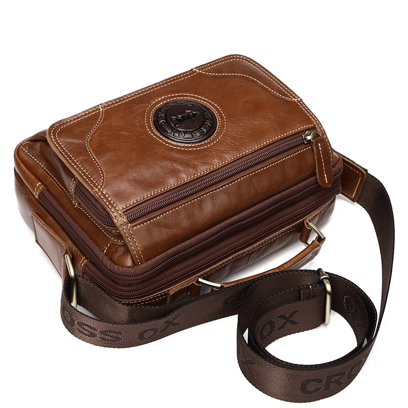 CROSS OX 2017 г. Новый Натуральная кожа из воловьей кожи мужская сумка через плечо