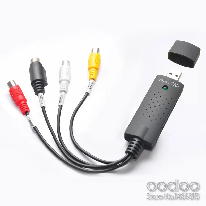 USB 2.0 Аудио Видео Захват чипсет easiercap U ТВ 007 DVD VHS AV аналоговый сигнал видео карты