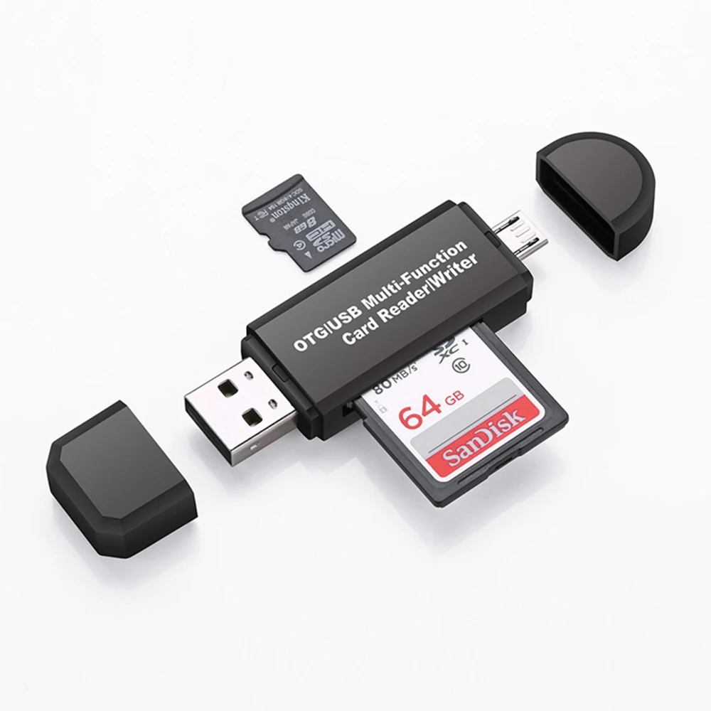 Micro USB-Type C адаптер Поддержка Micro SD/SD карты/USB ридер передачи данных OTG адаптер конвертер для Android телефон Прямая поставка