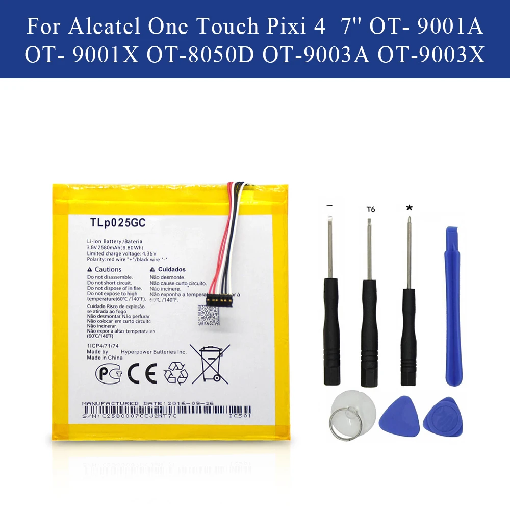 Запасная батарея для Alcatel One Touch Pixi 4 7 0 3g 9003X 9003A Аккумуляторы мобильных телефонов
