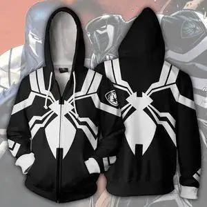 Suncomics супергерой Мстители 3 худи Человек паук толстовка на молнии 3D толстовки