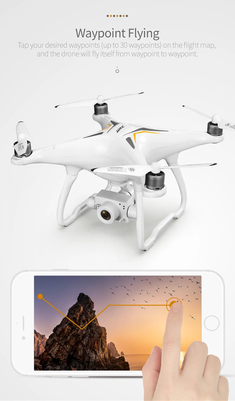 JJRC X6 gps Радиоуправляемый Дрон бесщеточный профессиональный 5G Следуйте за мной WiFi FPV 1080 P HD камера VS селфи дистанционное управление Квадрокоптер Дрон X9