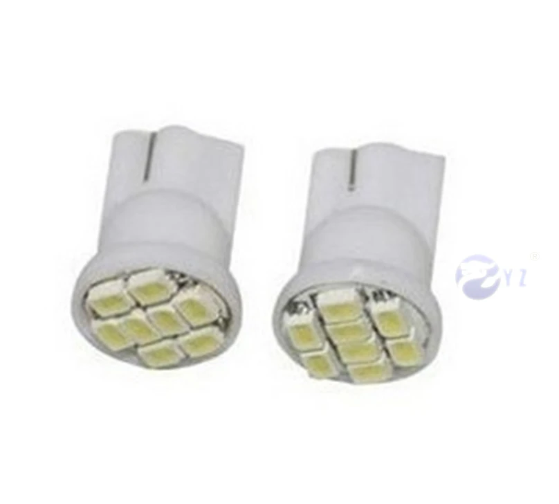 100 шт. Автомобильные светодиодные лампы T10 1206/3020 smd 8smd 194 168 192 W5W t10 | Автомобили и