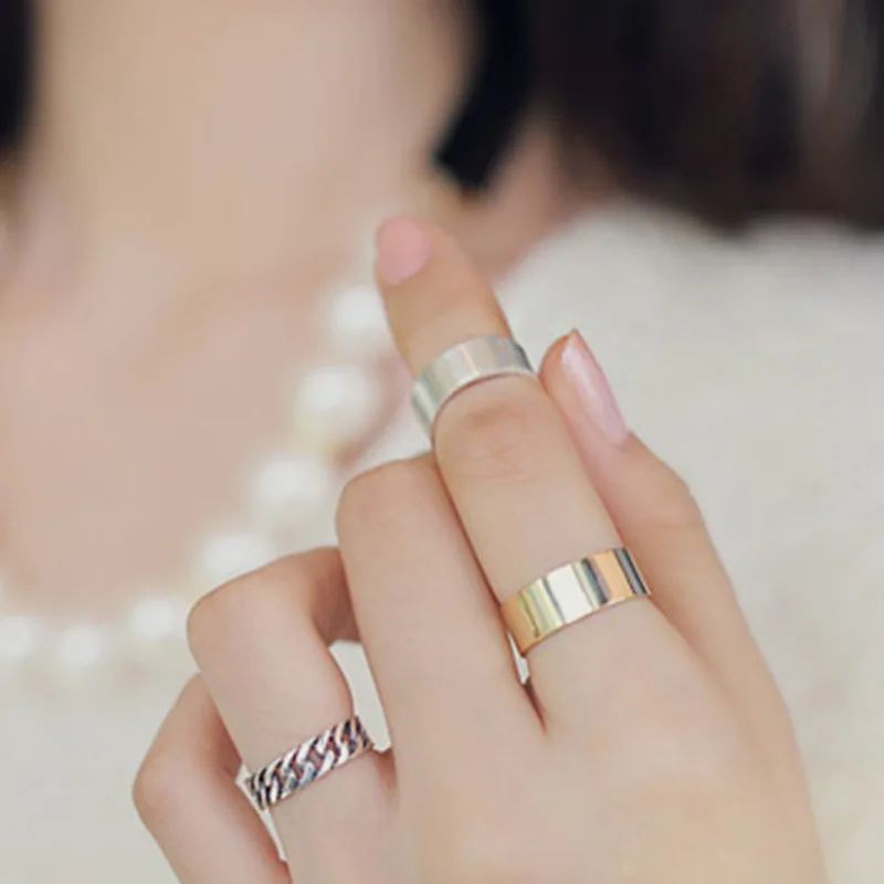 Женский комплект колец с резьбой в стиле ретро|foot ring|fashion rings womenring women |