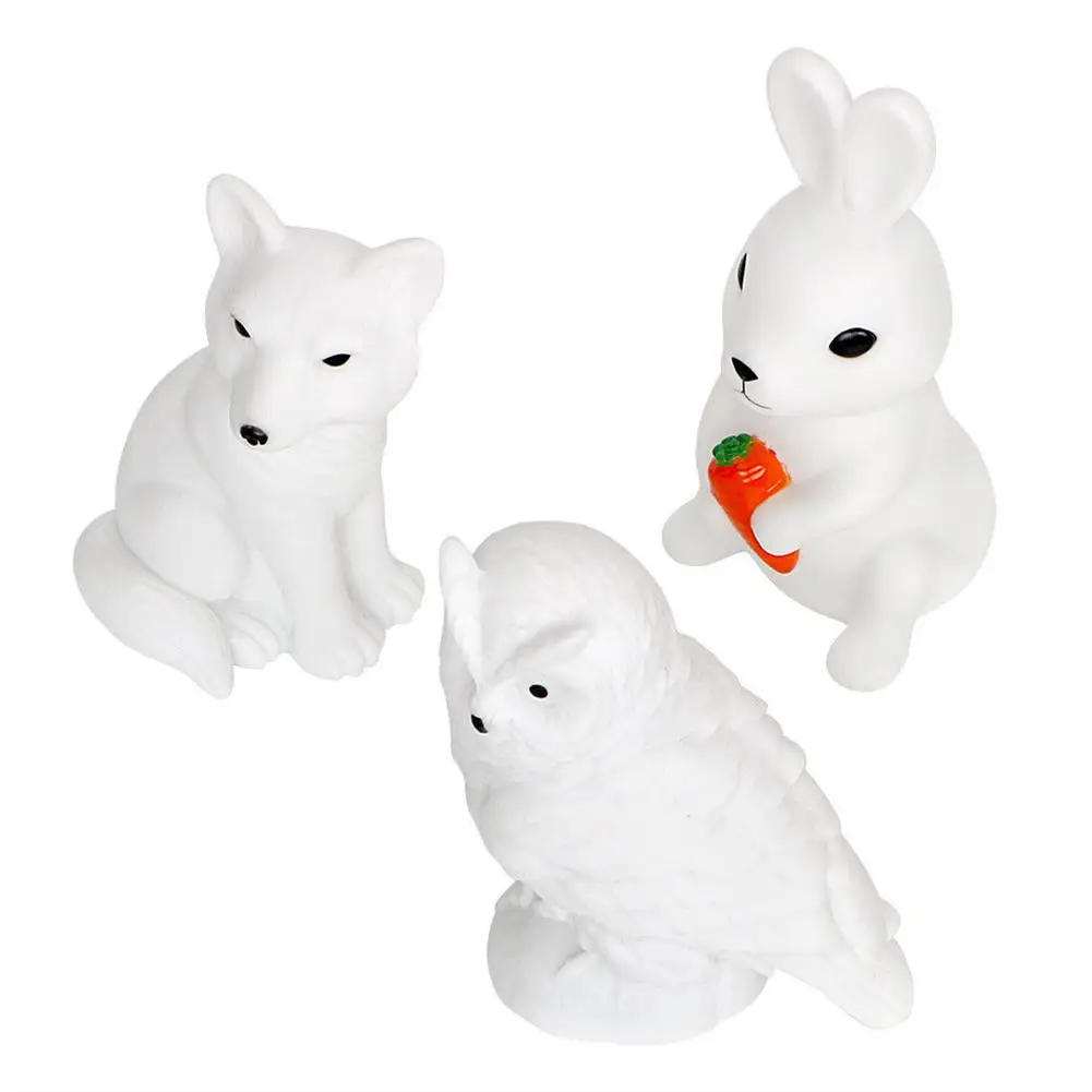HobbyLane Cute Cartoon Animal LED Night Light Rabbit Fox Owl Shape Lights Luminous Toys Home Decoration Kids Gift