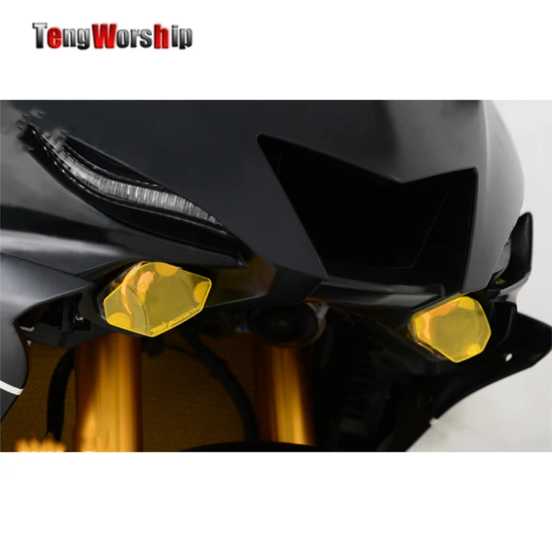 Для YAMAHA MT 10 MT10 YZ R1 R6 аксессуары для мотоциклов ABS Защитная крышка фар|Накладки и